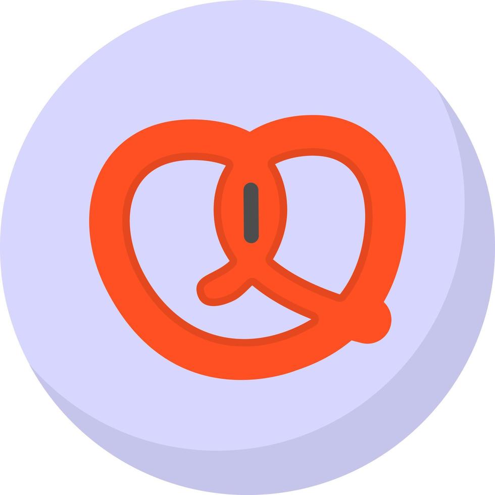 Pretzel Vector Icon Design