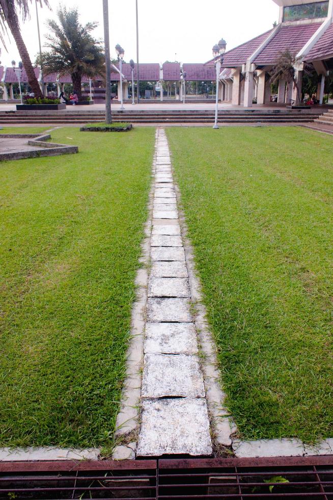 Exterior architecture of AT TIN Mosque, Masjid AT TIN Jakarta, Indonesia photo