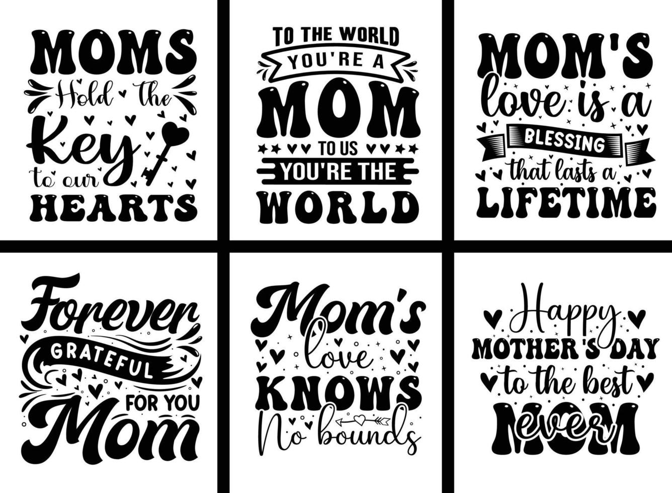 Mother's Day T-shirt Design vector