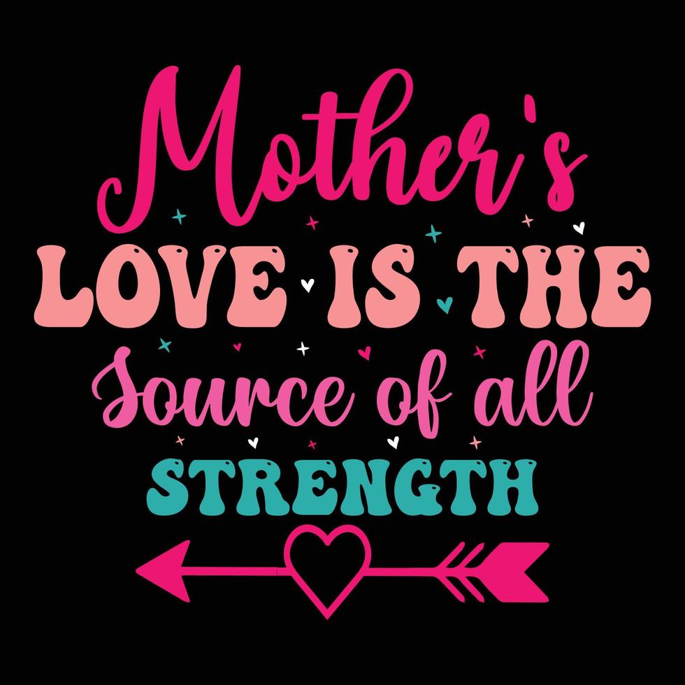 Mother's Day T-shirt Design vector
