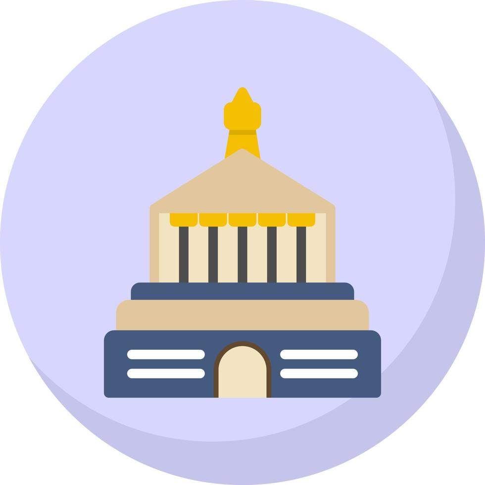 Halicarnassus Mausoleum Vector Icon Design