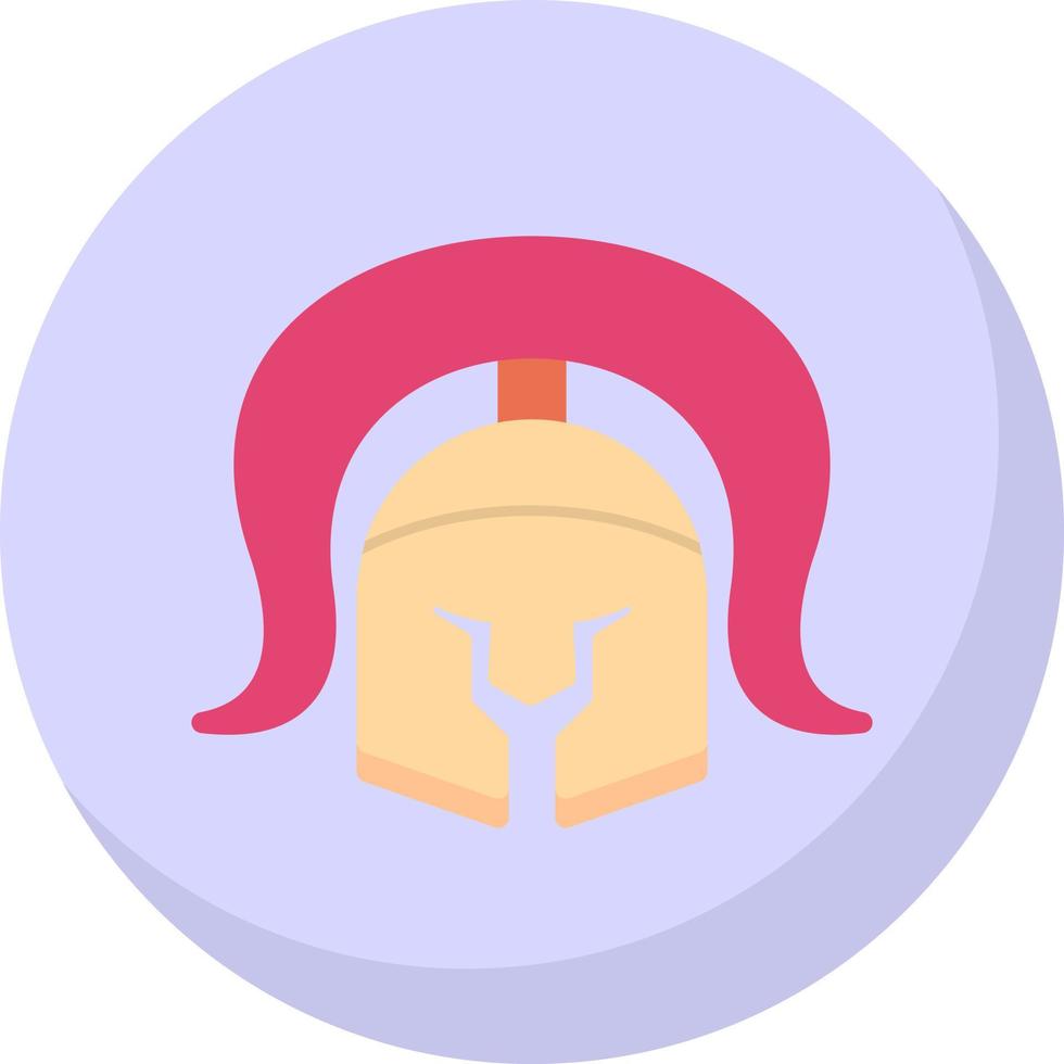 diseño de icono de vector de casco romano