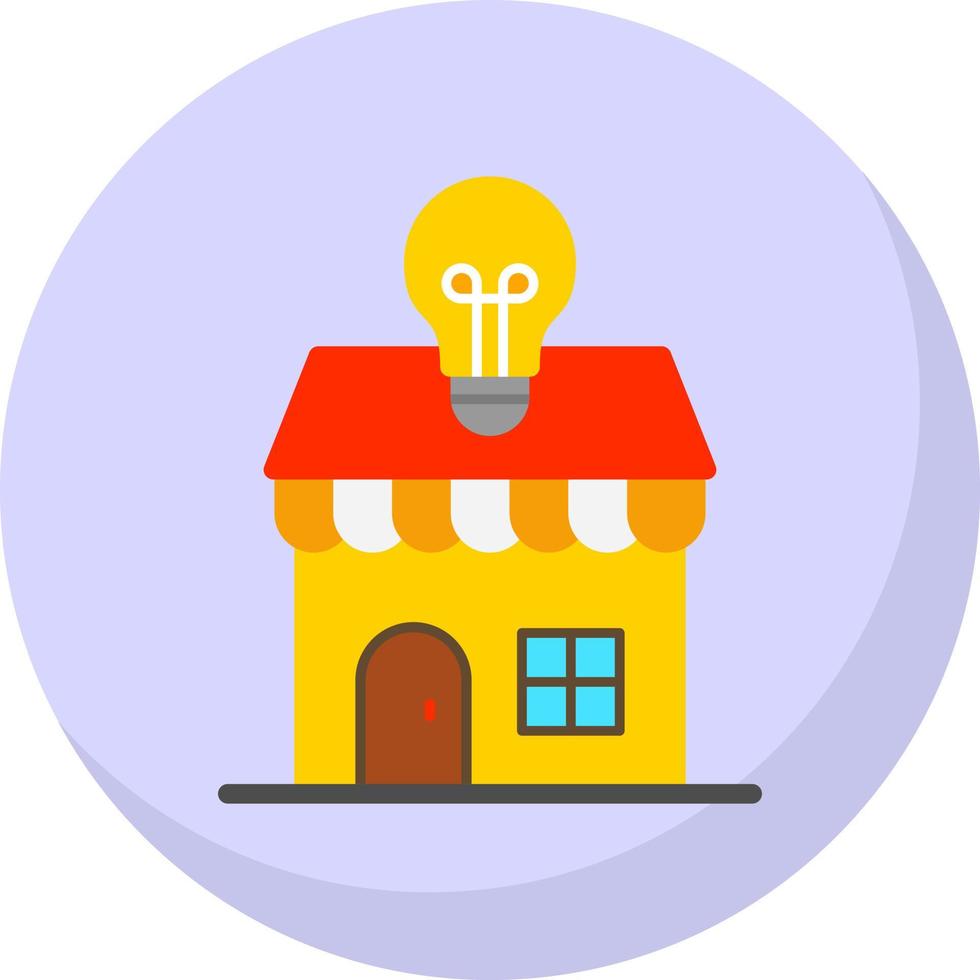 Electronics Shop Vector Icon Design