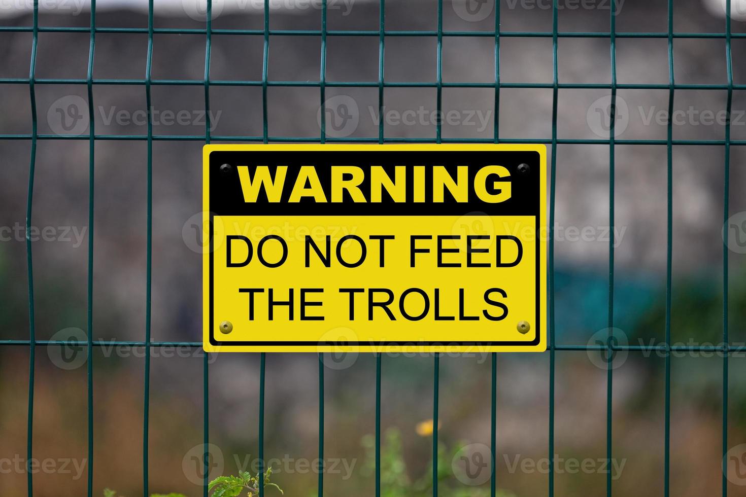 Warning - Do not feed the trolls photo