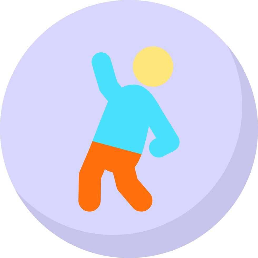 Stretching Vector Icon Design