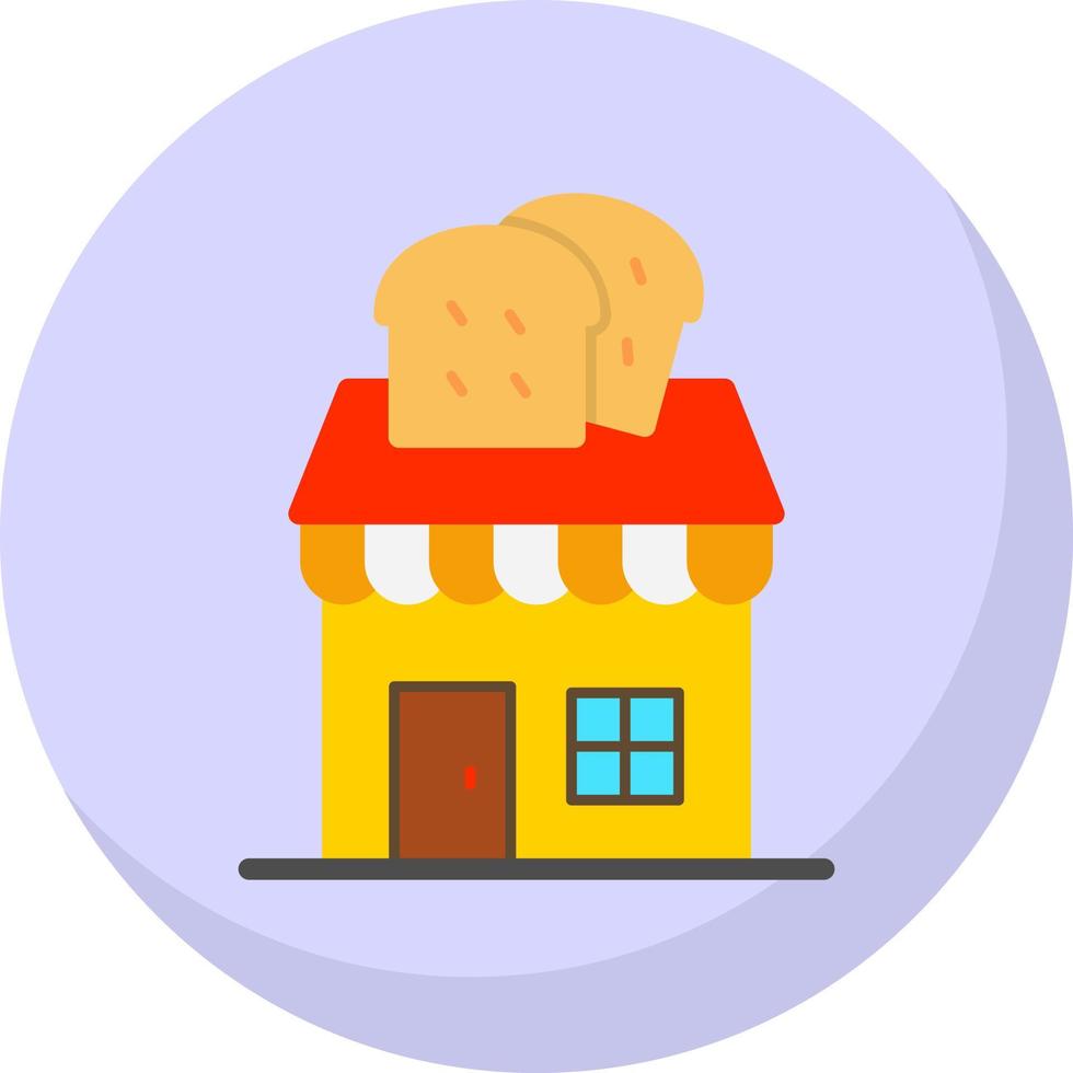 Bakery Shop Vector Icon Design