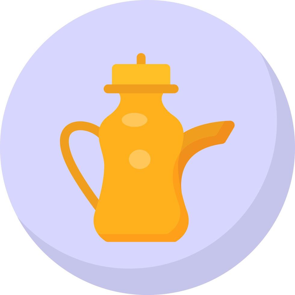 Arabic Teapot Vector Icon Design