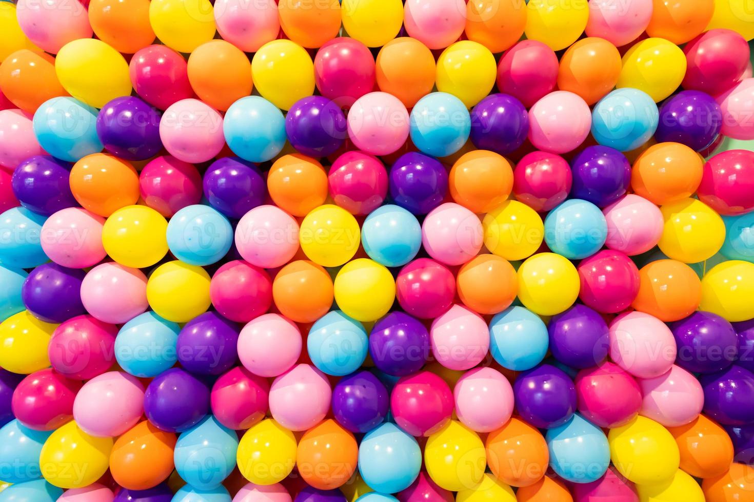 Colorful balloons background - real photo, concept of celebration, party, happy, surprise. photo