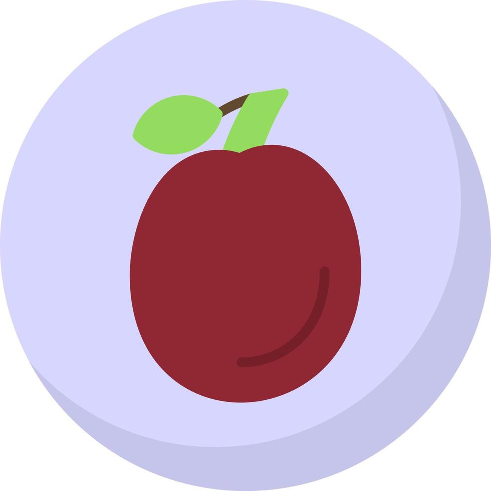 Plum Vector Icon Design