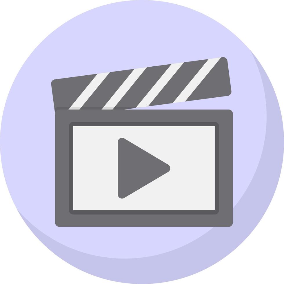 Clapperboard Vector Icon Design