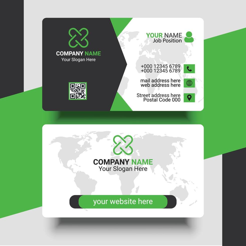 Creative Modern Professional Business Card Design Template vector