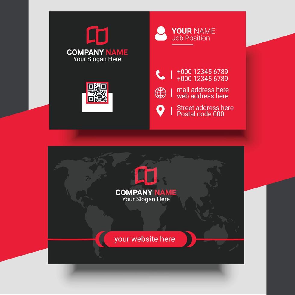 Creative Modern Professional Business Card Design Template vector