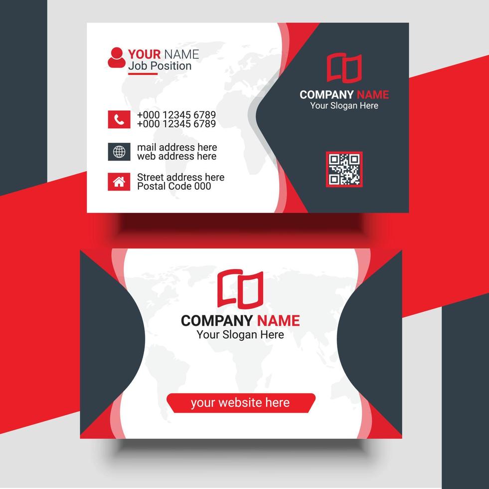 Creative Modern Professional Business Card Design Template vector