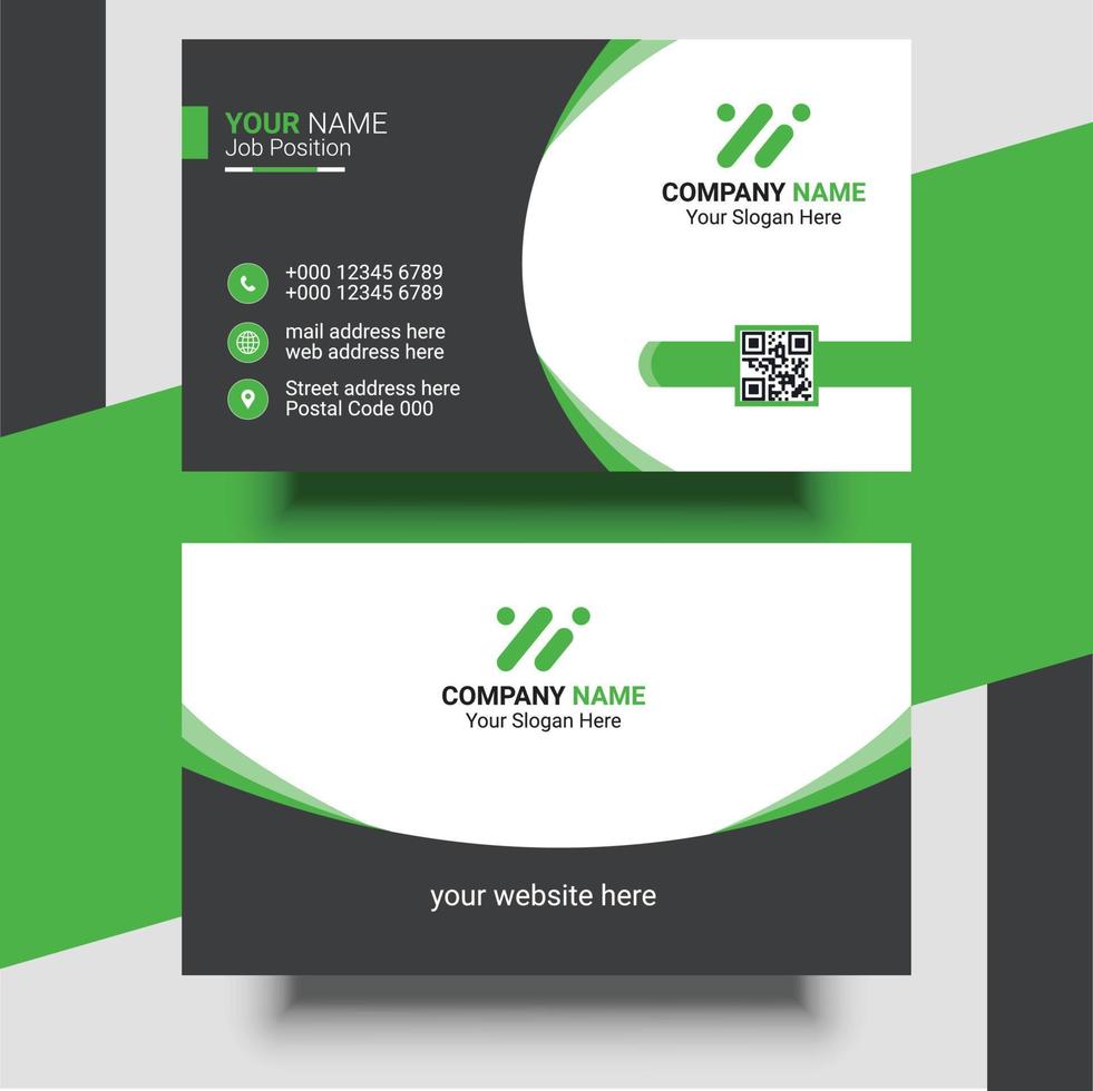 Creative Modern Professional Business Card Design Template vector