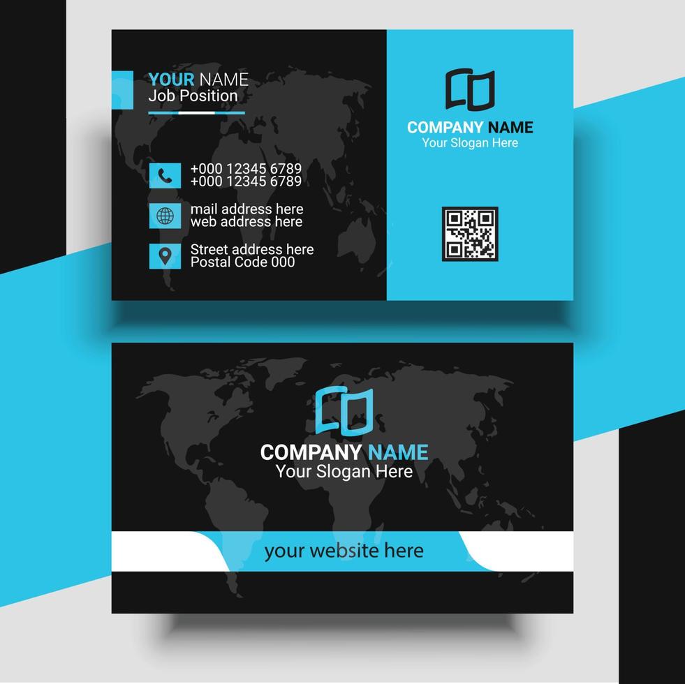 Creative Modern Professional Business Card Design Template vector