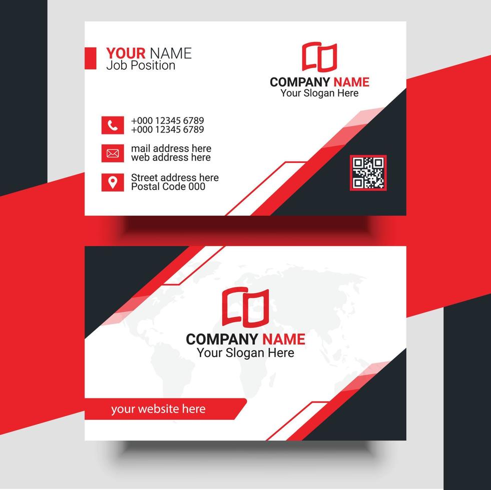 Creative Modern Professional Business Card Design Template vector