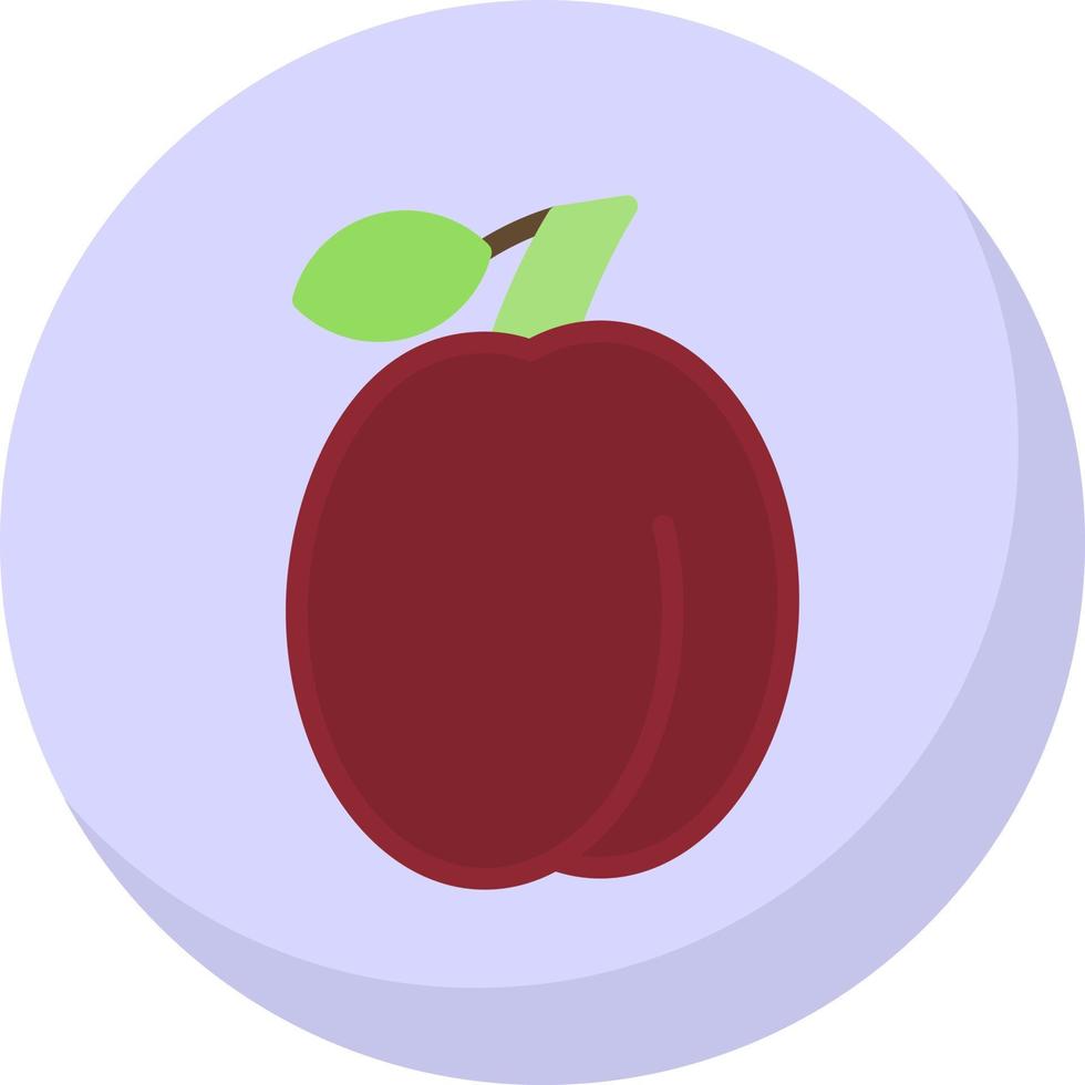 Plum Vector Icon Design