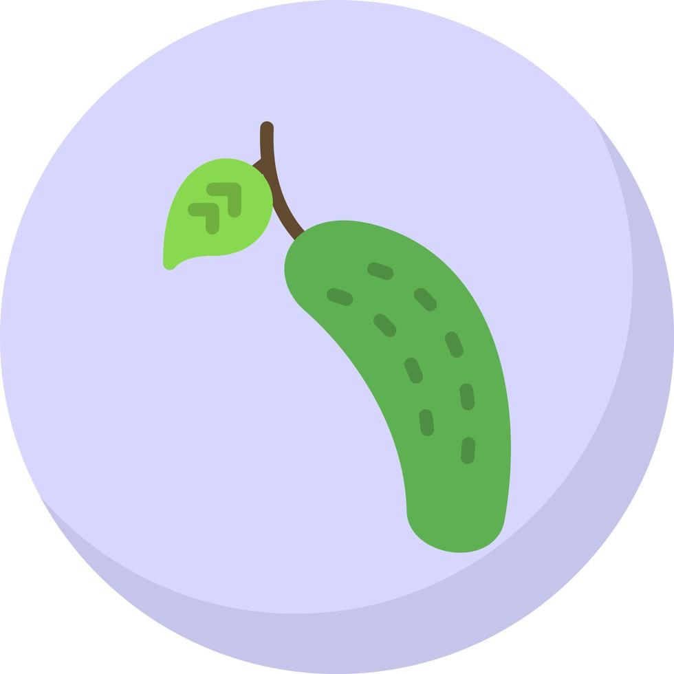 diseño de icono de vector de pepino