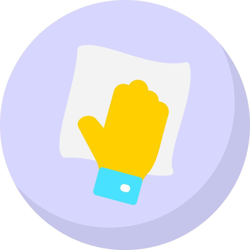 Wipe with Hand Vector Icon Design