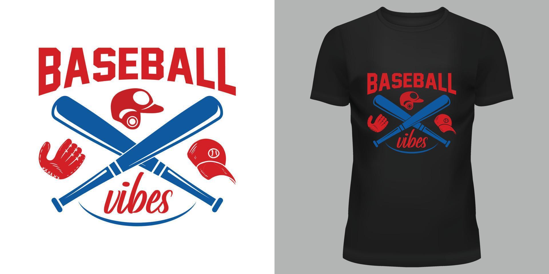 Baseball favorite season t-shirt design vector
