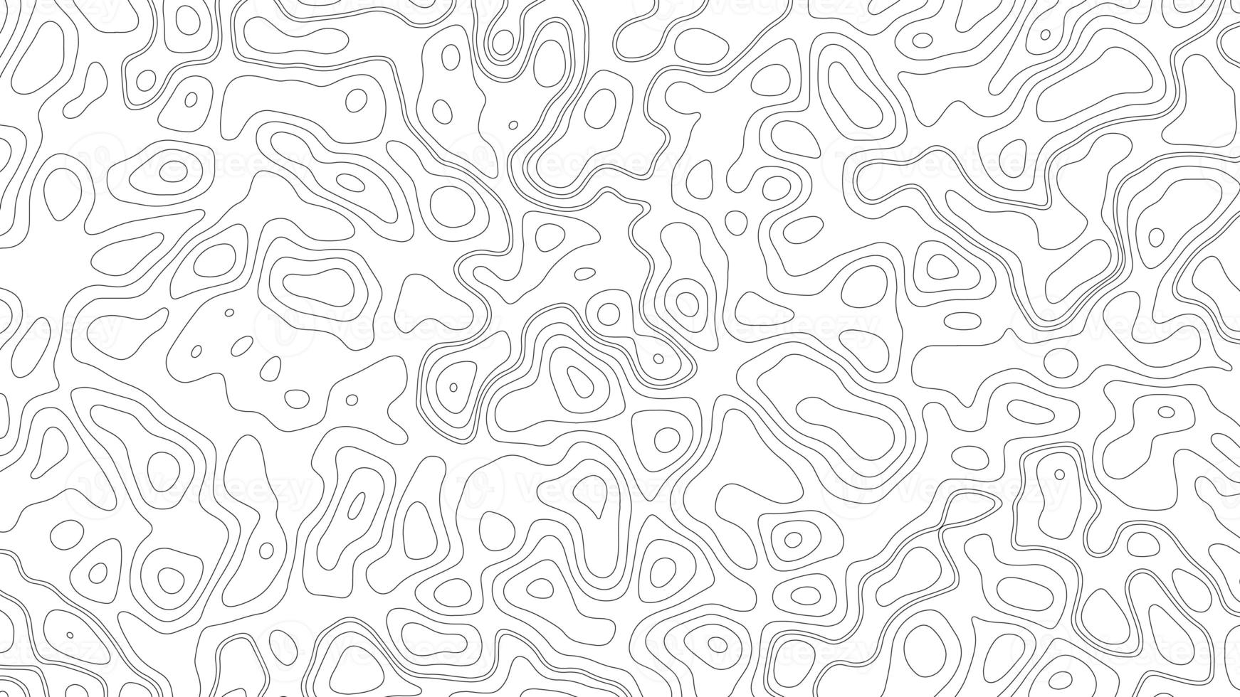 Abstract topographic contours map background. Geographic mountain relief. Modern blank detailed topographic contour map subtle white background. photo