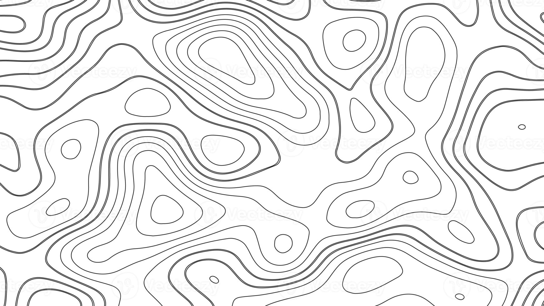 Abstract topographic contours map background. Geographic mountain relief. Modern blank detailed topographic contour map subtle white background. photo