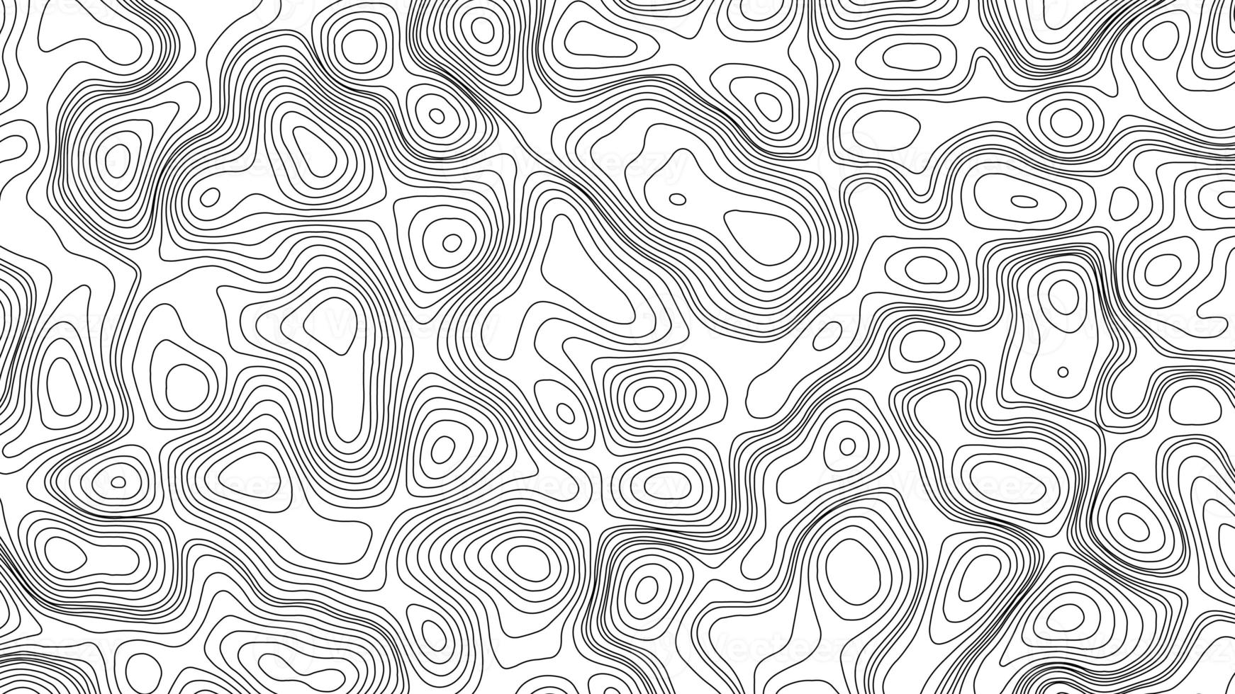 Abstract topographic contours map background. Geographic mountain relief. Modern blank detailed topographic contour map subtle white background. photo