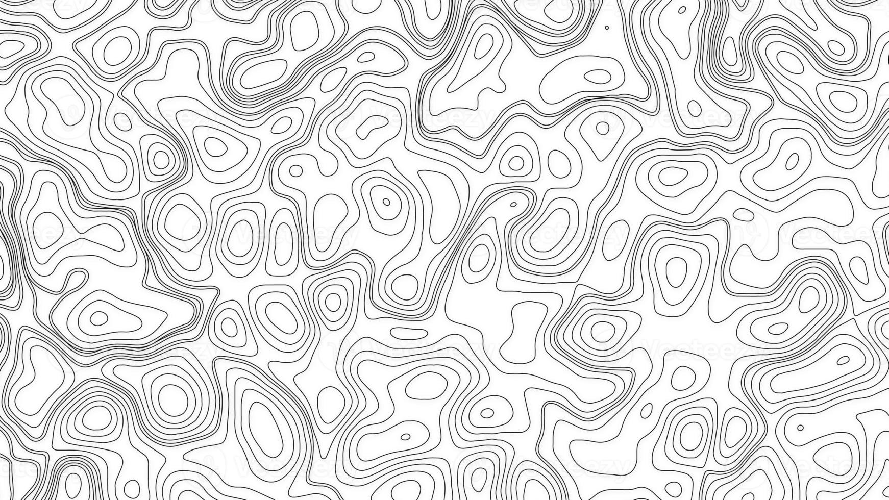 Abstract topographic contours map background. Geographic mountain relief. Modern blank detailed topographic contour map subtle white background. photo