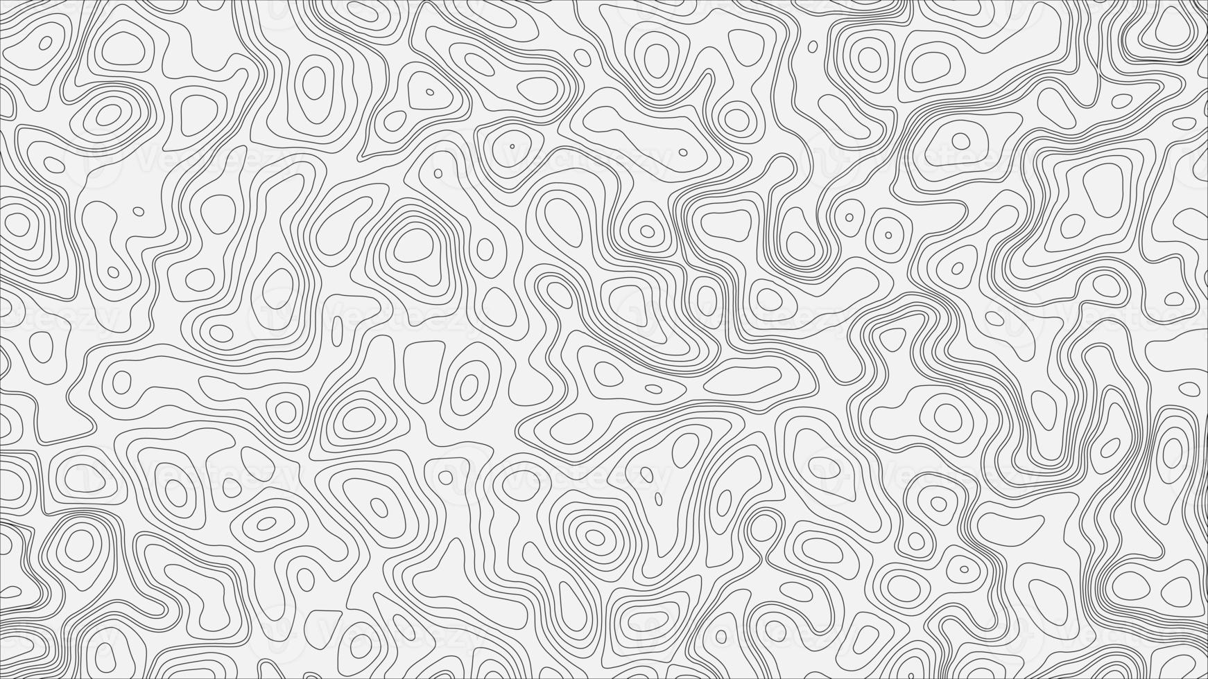 Abstract topographic contours map background. Geographic mountain relief. Modern blank detailed topographic contour map subtle white background. photo