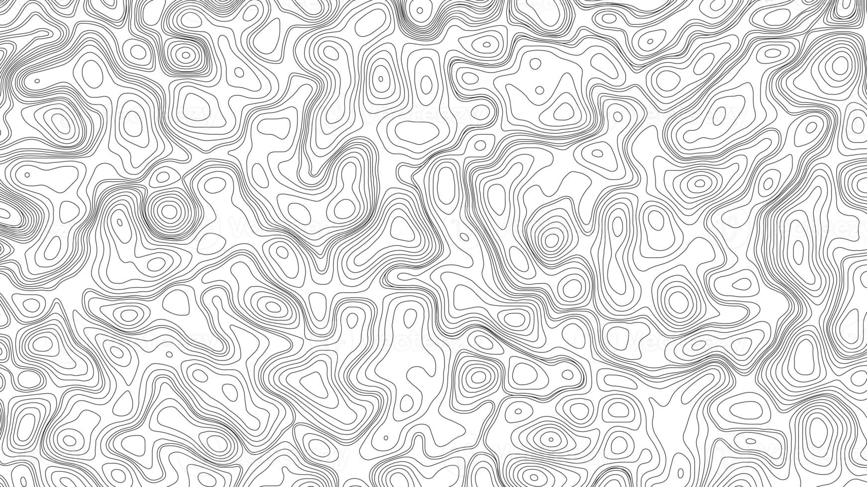 Abstract Blank Detailed Topographic Contour Map Subtle White Vector Background. Geographic topographic map grid. Line map with elevation. Topographic Cartography. Topographic Map. Topographic Relief. photo