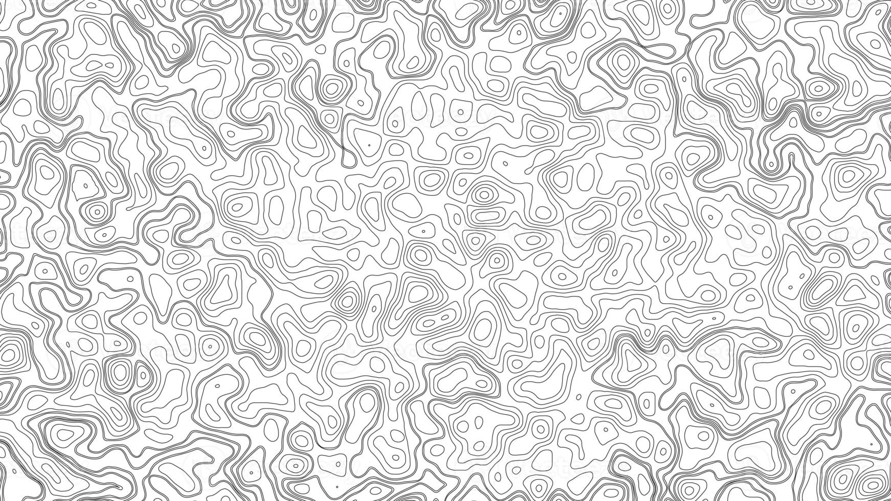 Abstract Blank Detailed Topographic Contour Map Subtle White Vector Background. Geographic topographic map grid. Line map with elevation. Topographic Cartography. Topographic Map. Topographic Relief. photo