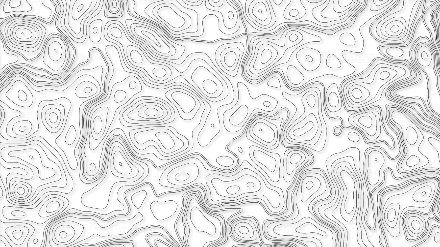 Abstract topographic map background. Abstract topographic map background. Imitation of a geographical map. Geographic map conceptual design. Elegant background for presentations photo