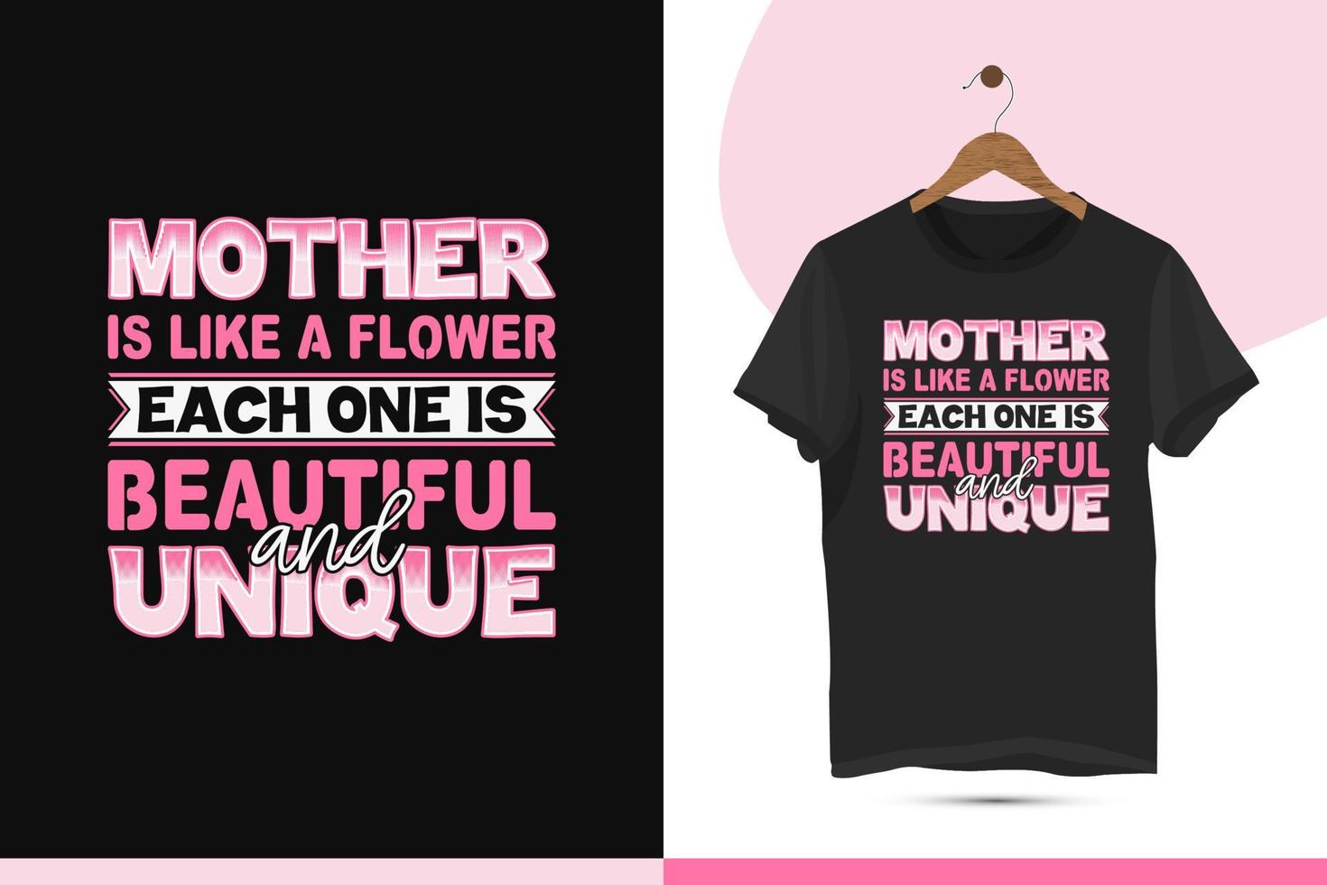 Mother's day typography t-shirt design vector template.  Eye Catching Best Unique, colorful, modern, and beautiful Design For shirts, mugs, pillows, and bags.