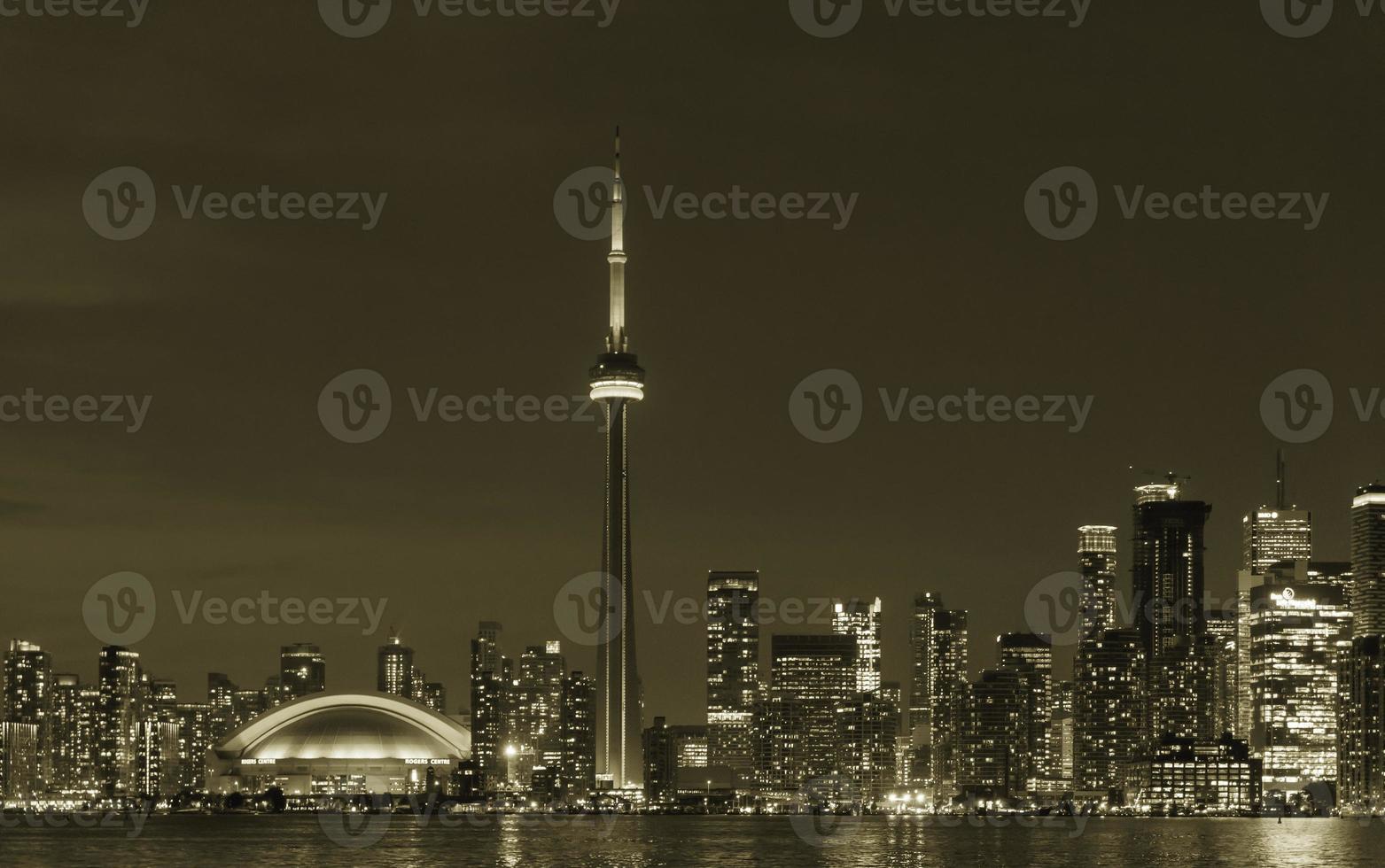 The Toronto Skyline at night. photo