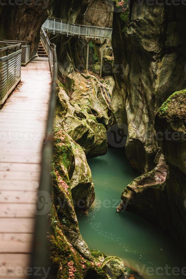 Majestic Gorges du Pont du Diable Cave in France photo