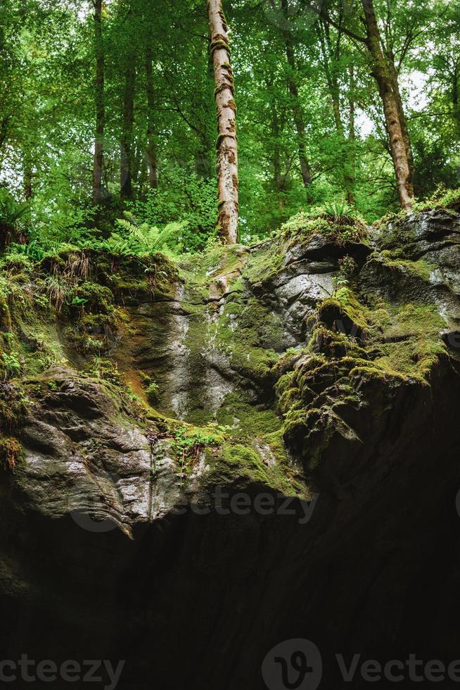 Majestic Gorges du Pont du Diable Cave in France photo