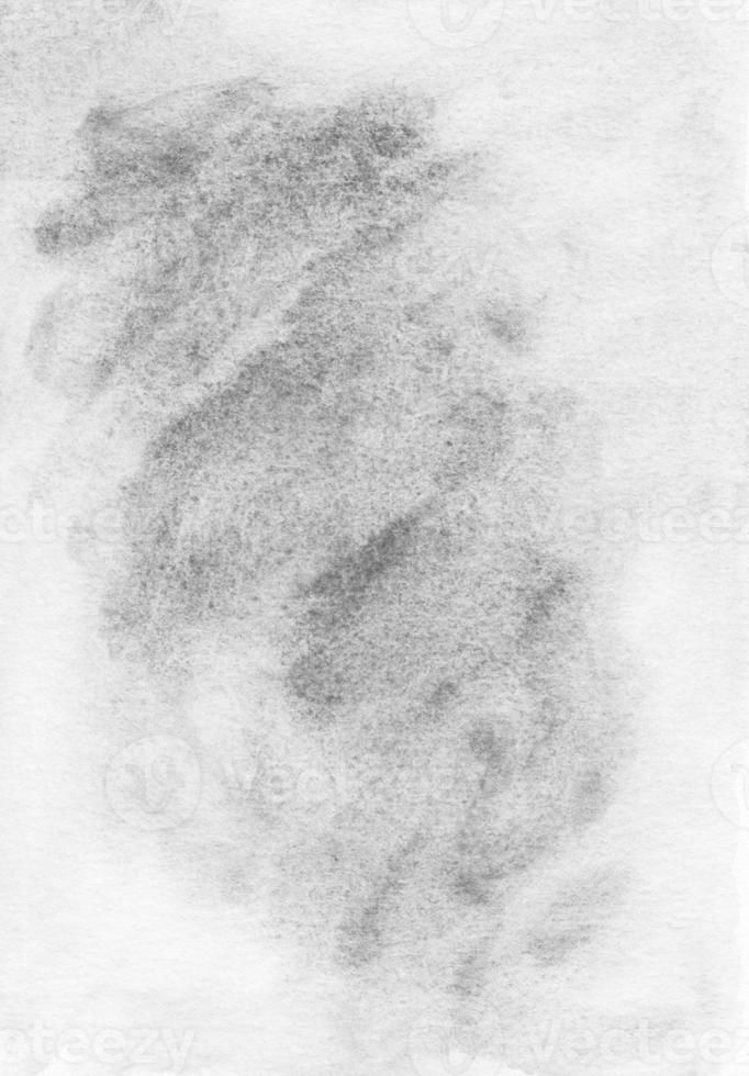 Watercolor light gray background texture. Grey stains on paper overlay. photo