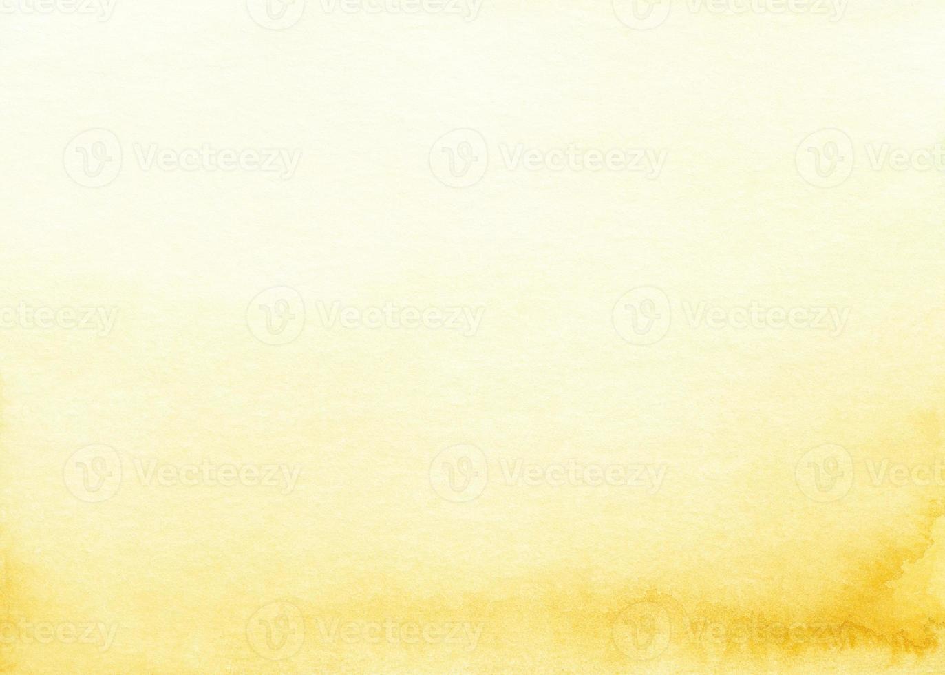 Watercolor light yellow ombre background texture. Aquarelle abstract pastel yellow gradient backdrop. photo