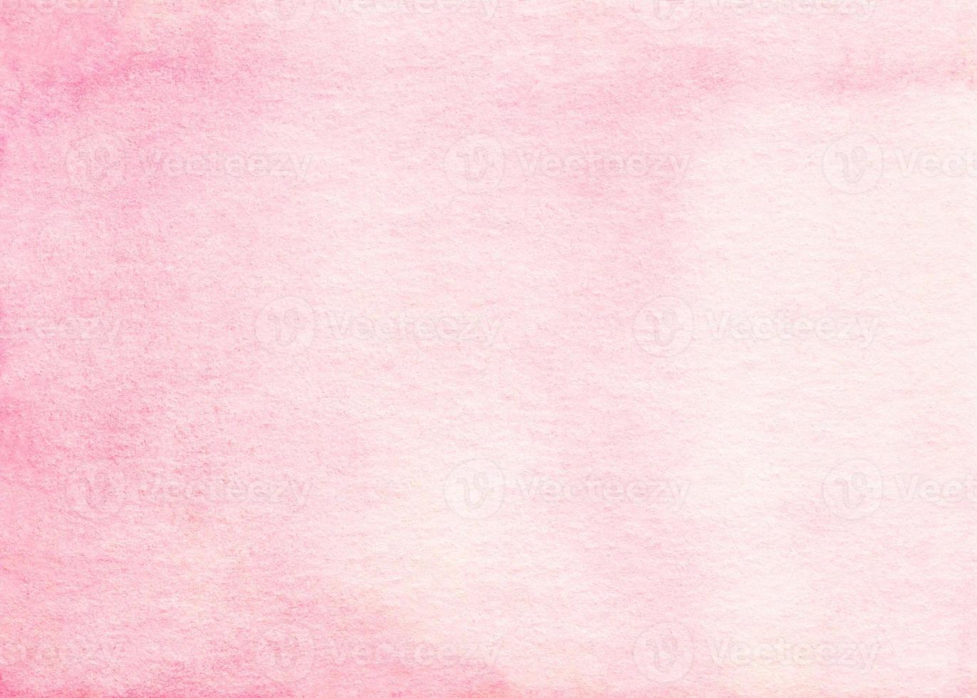 Watercolor light coral gradient background texture. Aquarelle abstract pastel pink and white ombre backdrop with space for text photo