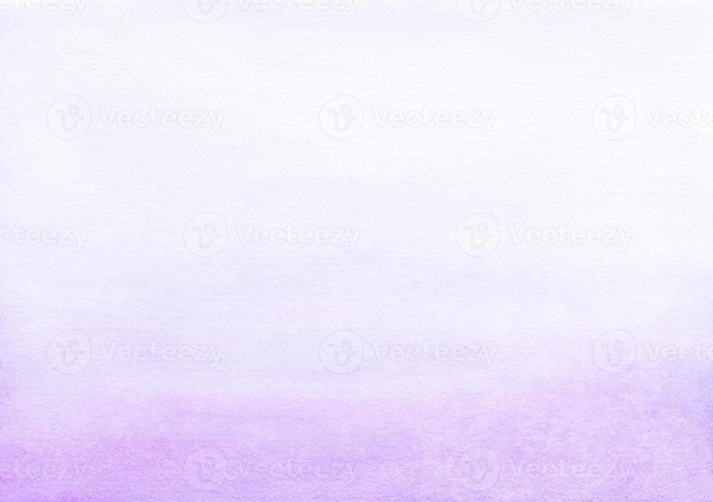 Watercolor light purple and white gradient background. Pastel violet ombre backdrop. photo