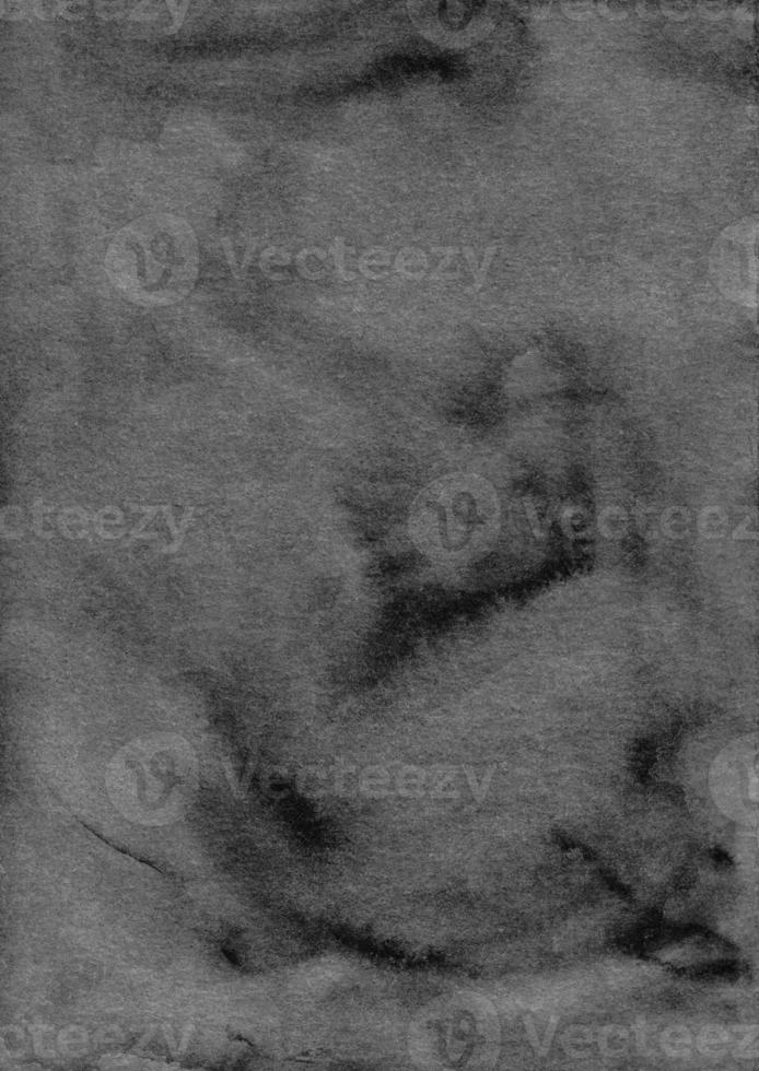 Watercolor gray background texture. Watercolour monochrome backdrop. Stains on paper. photo