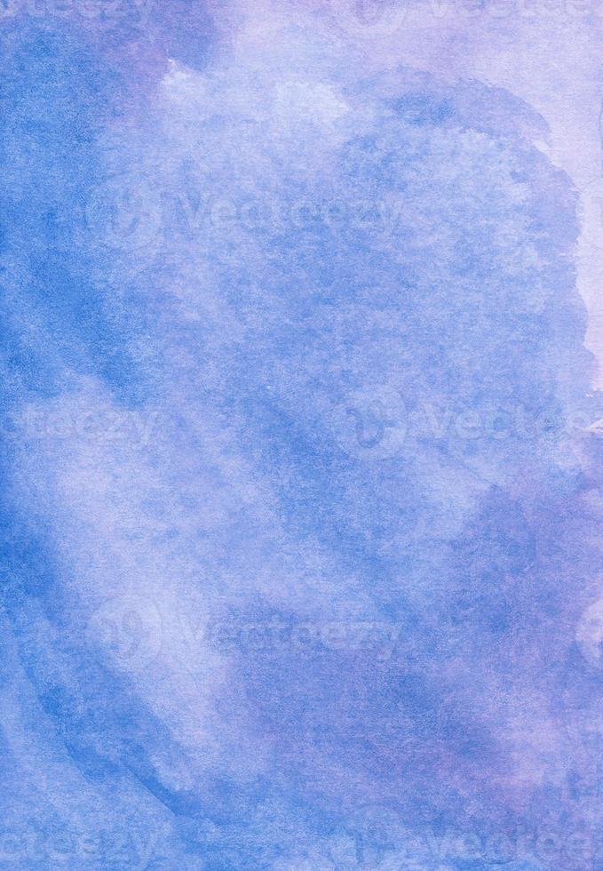 Watercolor watery blue-gray background painting. Hand painted calm blue backdrop. photo