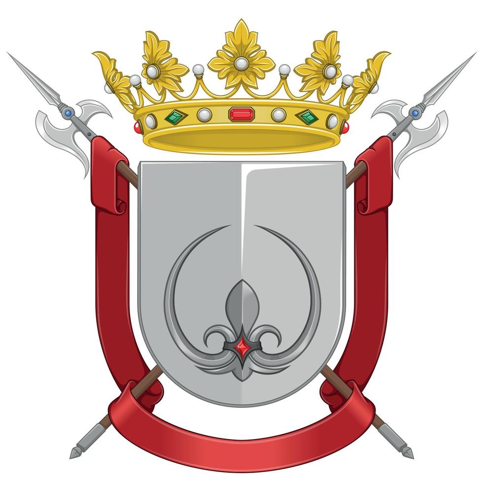Illustration Medieval Coat of Arms vector