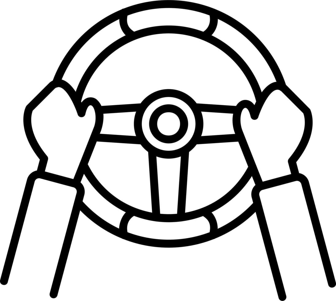 Steering Wheel Vector Icon