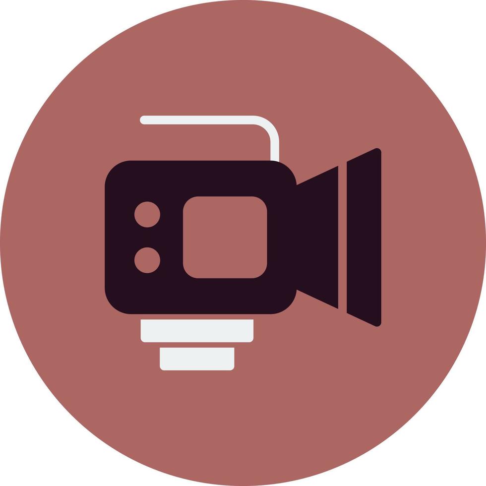 icono de vector de cámara de vídeo