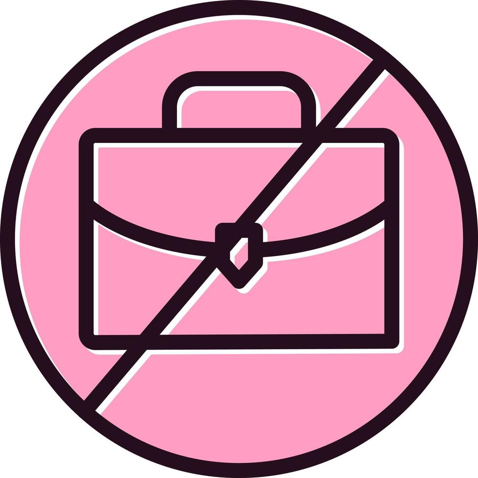 No Work Vector Icon