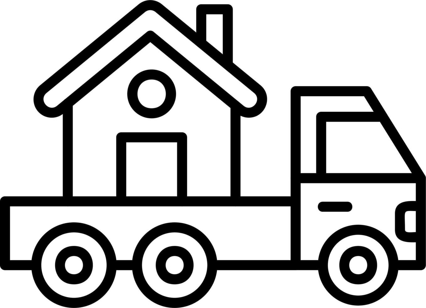 Moving Truck Vector Icon