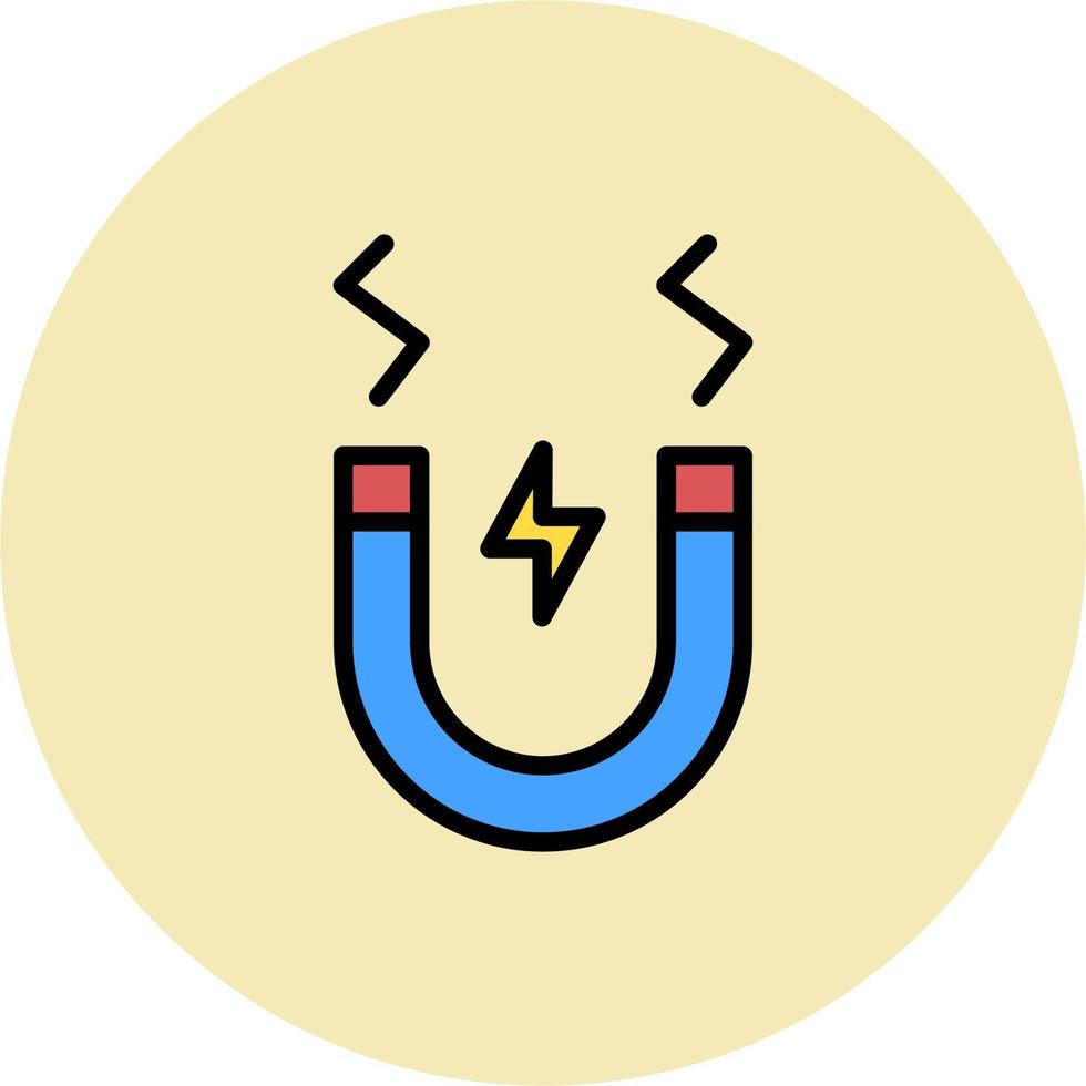 icono de vector de magnetismo