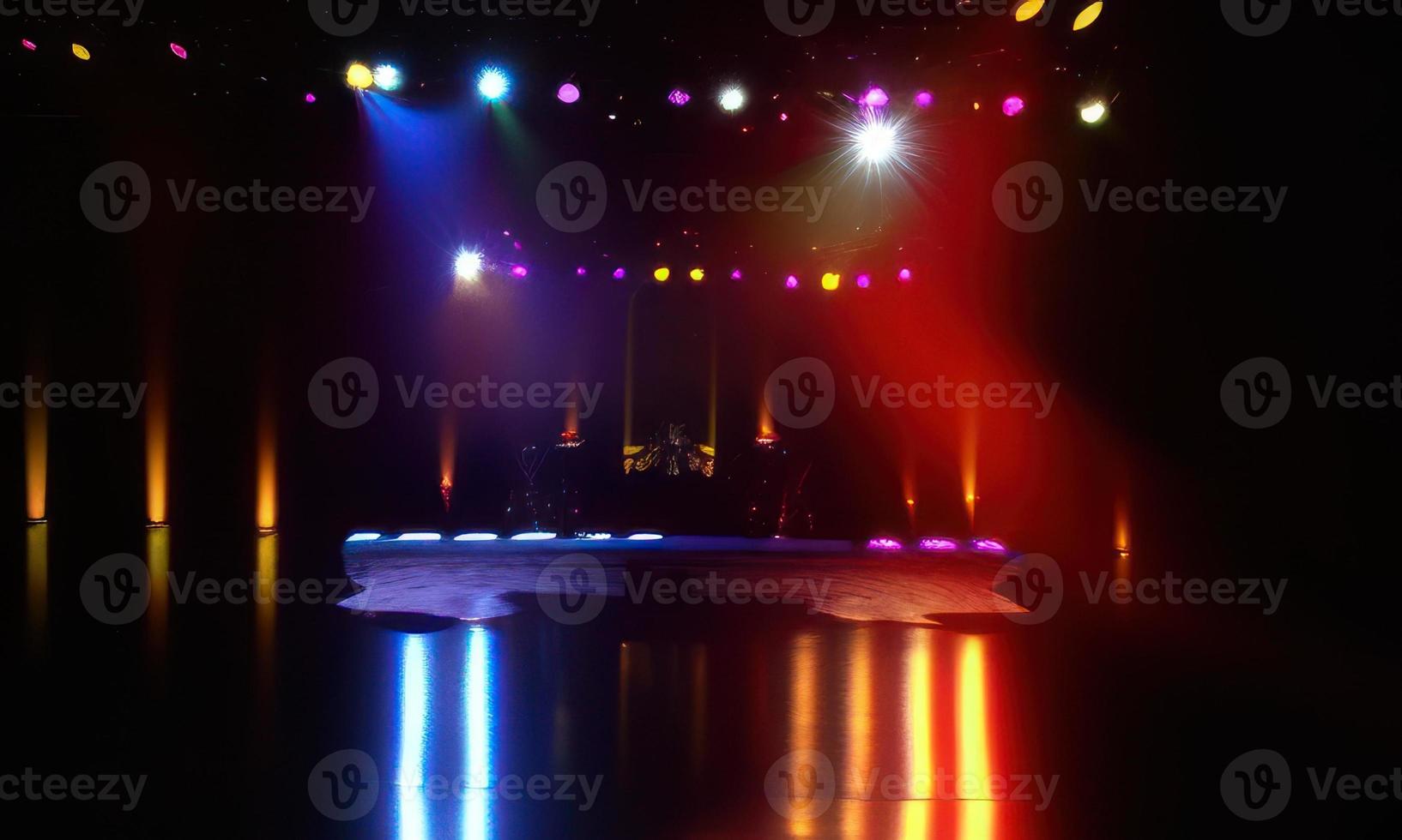 lights in the empty rooms photo