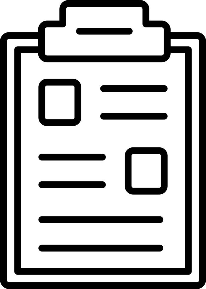 Clipboard Vector Icon
